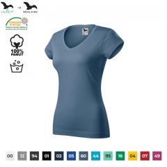 Női póló - FIT V-NECK A162 (XS -> 2XL-es méret)